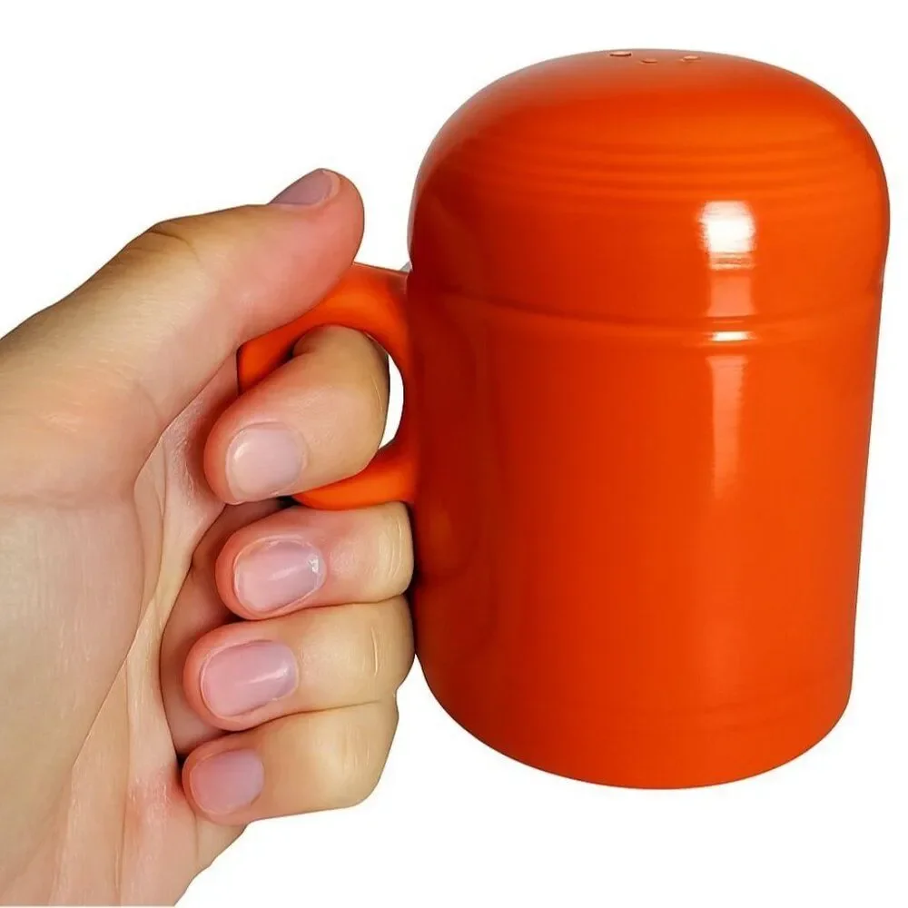Fiestaware Fiesta Pepper Shaker Extra Large Range Ceramic Container Poppy Orange